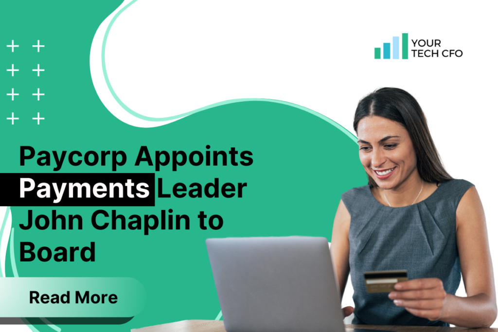 Paycorp Appoints Payments Leader John Chaplin to Board